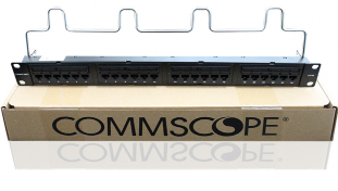 北京综合布线康普超五类24口非屏蔽配线架CPP-5E-DM-1U-24